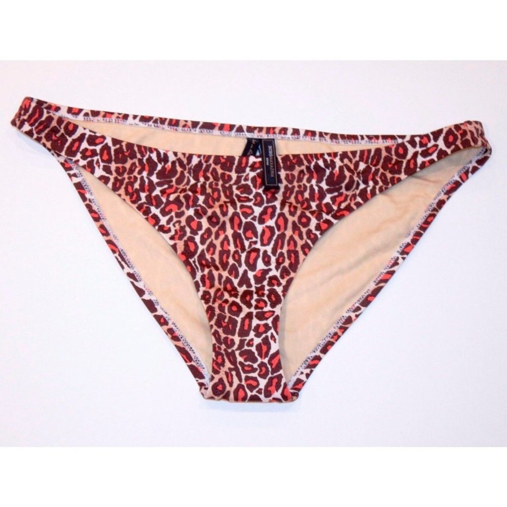 BCBG Max Azria Swimwear BIKINI Bottom  LEOPARD L